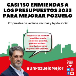 Casi 150 enmiendas para mejorar Pozuelo